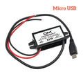 DC-DC Step Down Buck Converter Power Supply Module for Car 12V to 5V 3A 15W for Car Male Female USB Mini USB Micro USB Adapter