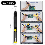 Toolour Solder Sucker Desoldering Vacuum Pump Solder Removal Tool Soldering Iron Auxiliary Tool Welding Accessories