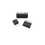 10Pcs Single Row Pitch 1.27 mm Female Jack Pin Header PCB Board Connector 2P-50Pin Straight 1.27mm Pinheaders Socket Plug Strip