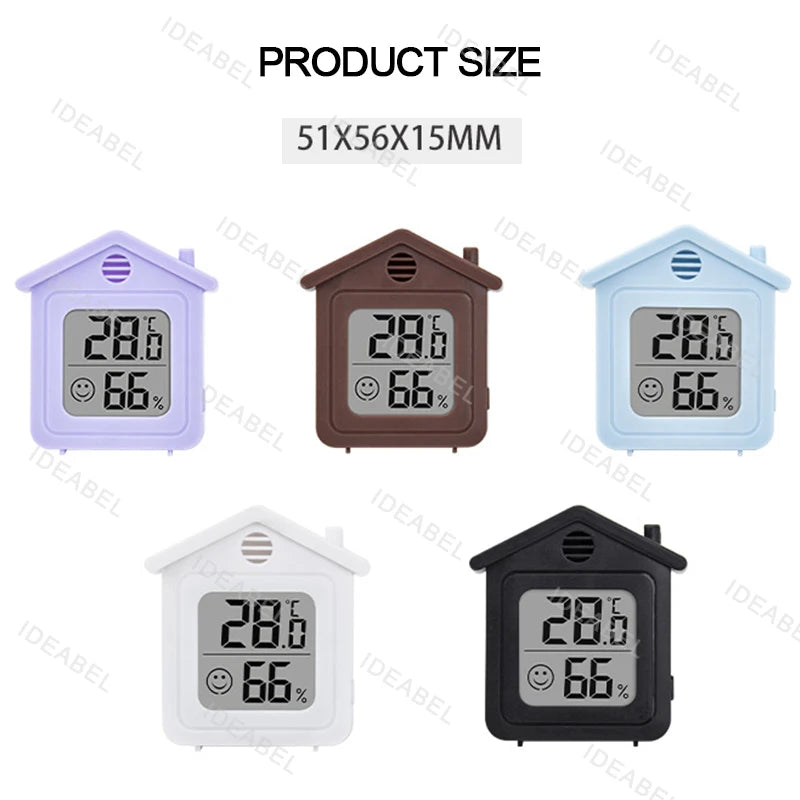Electronic Temperature Humidity Meter Sensor Gauge Weather Station For Home ﻿LCD Digital Thermometer Hygrometer Indoor Room