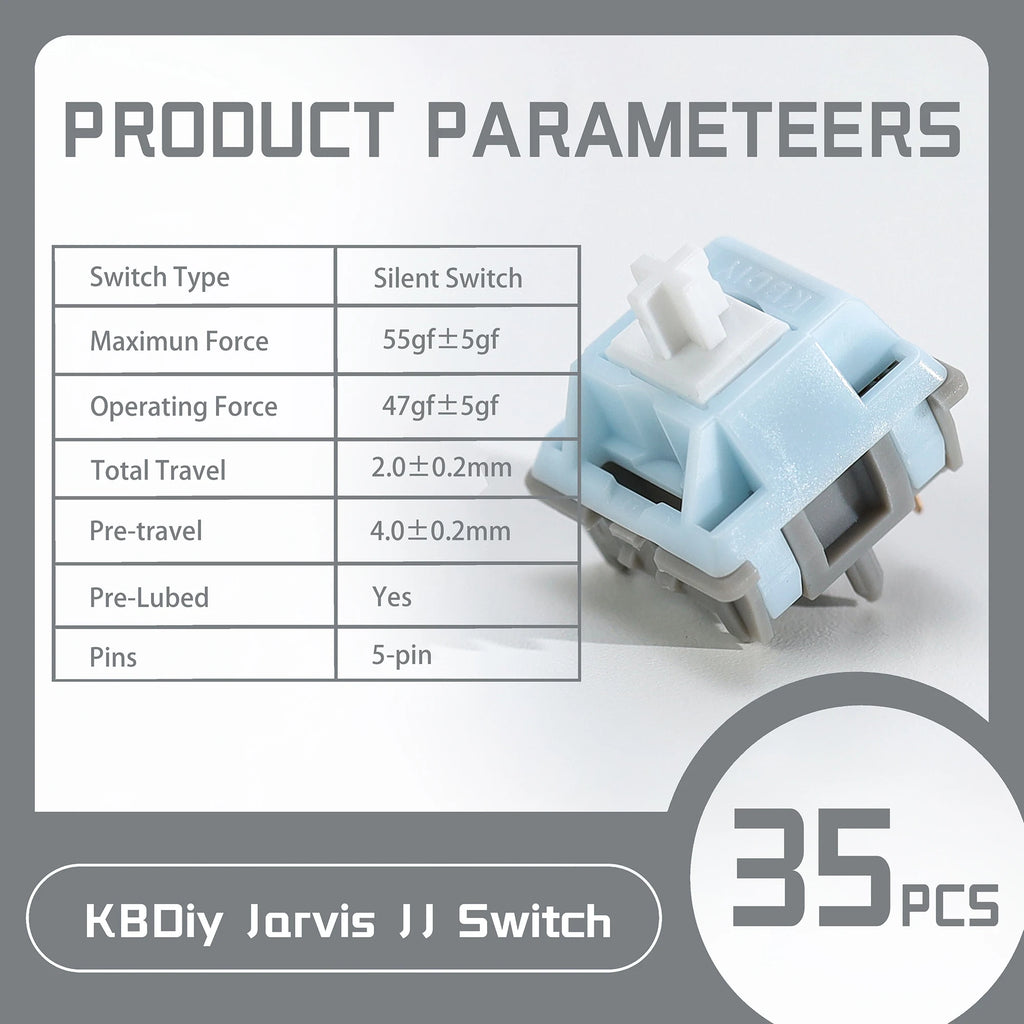 KBDiy Asura Switch Tactile MX Switches 50g for Gaming Mechanical Keyboard KIT Purple Factory Lubed Custom DIY 5Pins GMK67 Hi75