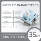 KBDiy Asura Switch Tactile MX Switches 50g for Gaming Mechanical Keyboard KIT Purple Factory Lubed Custom DIY 5Pins GMK67 Hi75
