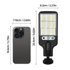 Outdoor Solar Garden Lights with Human Body Motion Sensor 3 Modes Terrace Garage Courtyard Waterproof Outdoor Solar Lamp