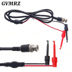 BNC Male Plug to 4mm Banana Stackable Plug Crocodile clip Lead Probe Q9 Testing Mult Cable Cord 50ohm RF Coaxial Tangerrf