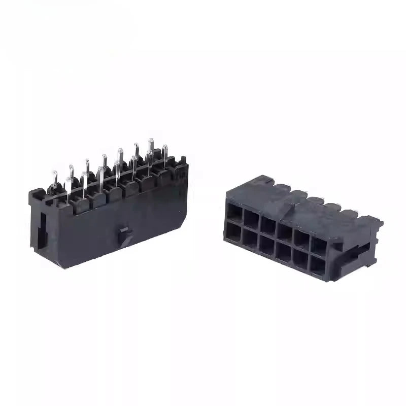 10Pcs MX3.0mm Micro-Fit 3.0mm Double Row 2*1P- 2*12Pin Mini 5569/43045 PCB Board Solder Straight Pin Wafer Connector