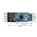 1pcs HM-10 BT-compatible BLE 4.0 Module Transparent Serial Port 4.0 Module With Logic Level Translator