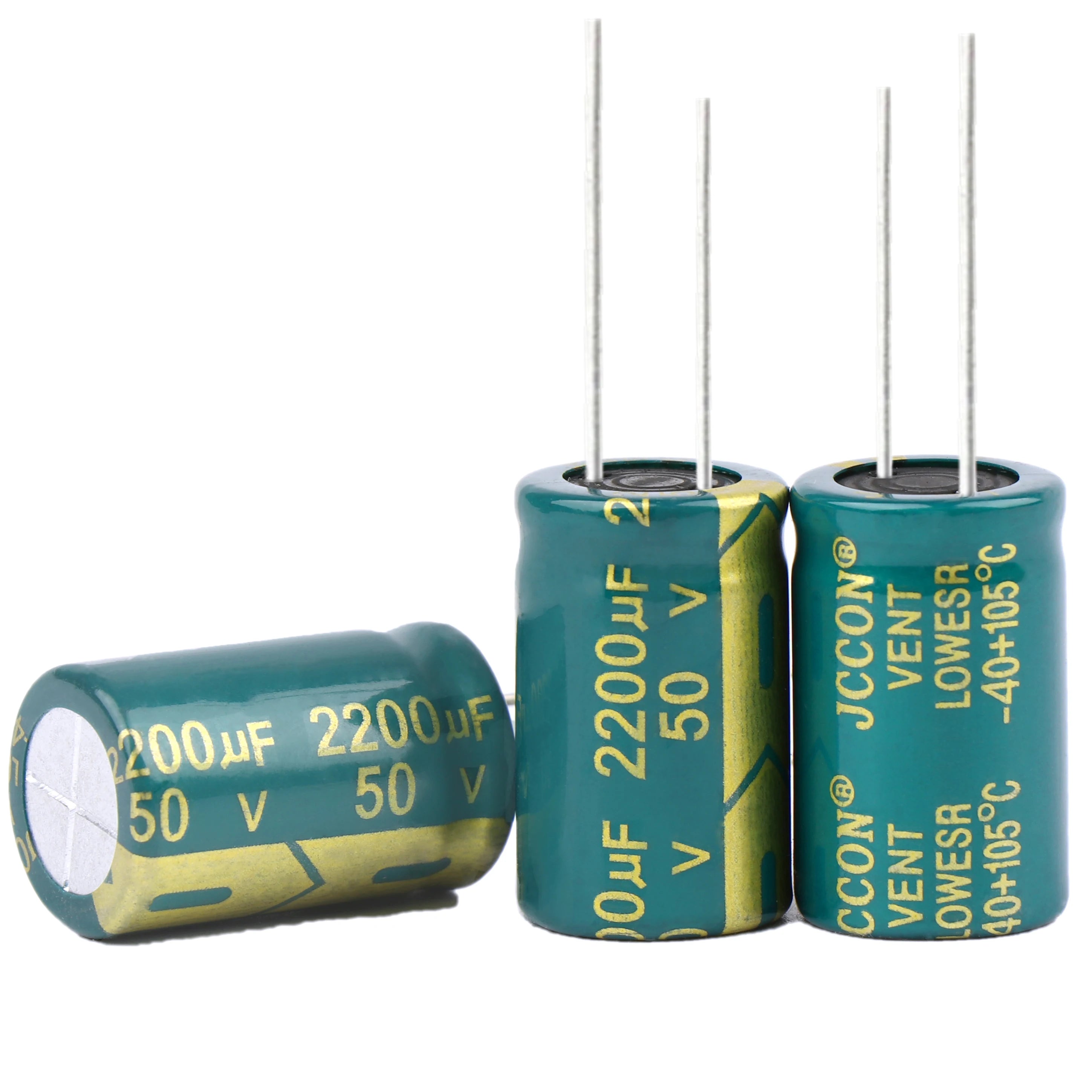 5-50PCS JCCON 50V 1 2.2 4.7 10 22 47 220 330 470 680 1000 2200 3300 4700 6800 uF High frequency low ESR capacitor