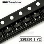 50PCS S8050 SS8050 S8550 SS8550 Transistor NPN PNP SOT-23 SMD Small Signal BJT J3Y Y1 2TY Y2 Marking Code Electronic Components