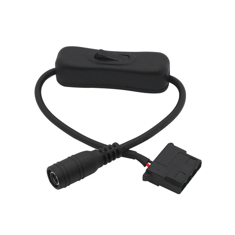 1/3/5PCS DC 5521 to Molex 4 Pin Power Supply Adapter Cable with for Computer Fan Surveillance Cameras Routers 28CM