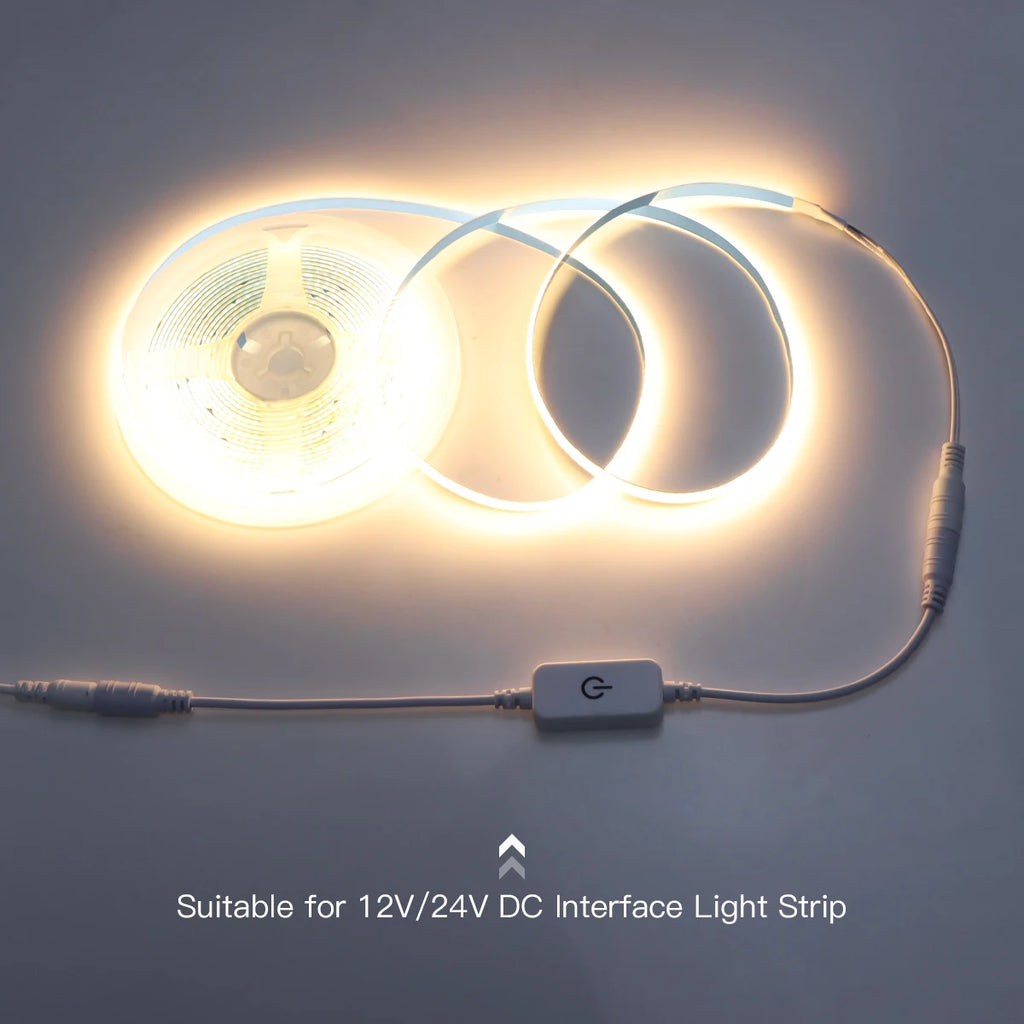 DC 12V-24V 4A Touch Sensor Light Dimmer Switch Controller Brightness Stepless Dimmable Touch Dimmer For LED Strip Light