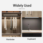 Under Cabinet Lights LED Motion Sensor Night Light Thin Rechargeable Dimmable Lamps Kitchen Cabinet Bedroom Wardrobe Lighting