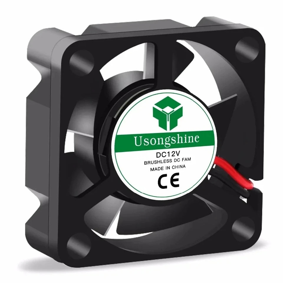 5010/4020/4010/3010 5V/12V/24V Cooling Turbo Fan Brushless 2Pin For 3D Printer Extruder DC Cooler Blower Part Plastic Fans