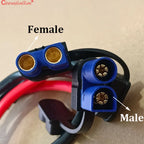 ChengHaoRan 1Set Weldable EC5 Model Aircraft Plug Male  Female Plug 15/30/50/100cm Extension Cord High Current  Plug