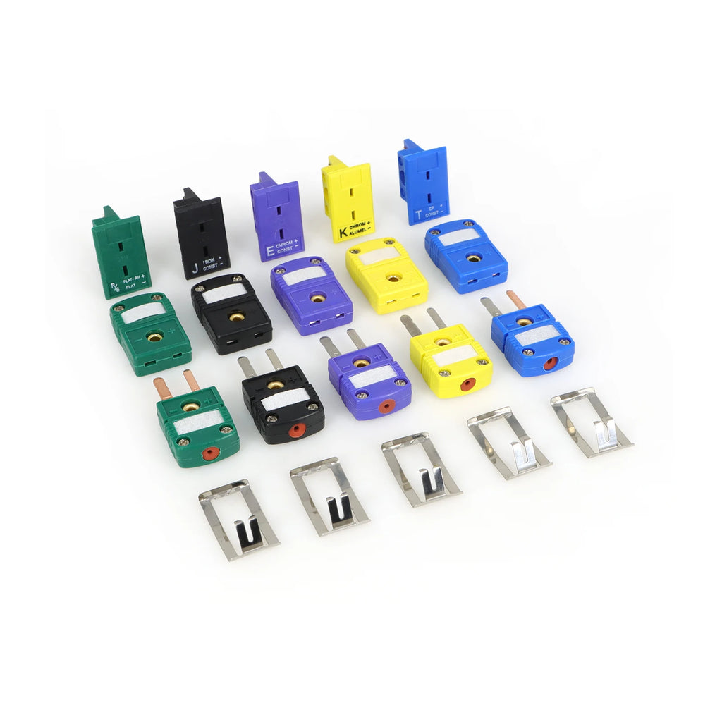 K Type Thermocouple Connector T J E N RS Type Mini Male Female Plug Socket Panel Mount Temperature Sensor Adapter 1-50Pcs