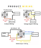 LCD Digital Differential Pressure Transmitter 4-20mA 0-10V RS485 Diffusion Silicon Integrated Pressure Difference Sensor