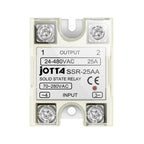 JOTTA SSR -10AA  25AA 40AA  AC Control AC SSR White Shell Single Phase Solid State Relay With Plastic Cover