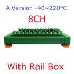 8ch DC 8-30V PT100 RTD RS485 Temperature Sensor Module Modbus RTU Platinum Thermal Resistance Collector -40~500C