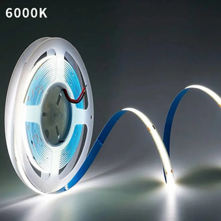 220V Flexible Tape Lights Dimmable COB LED Strip Light Smart IC No Need Driver High Bright 240LEDs/m Linear Lighting RA95
