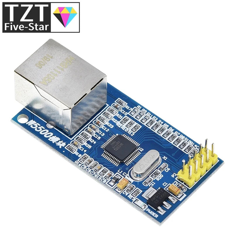 GREATZT 1/2PCS W5500 Ethernet network module hardware TCP / IP 51 / STM32 microcontroller program over W5100