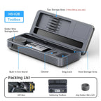 FNIRSI HS-02 Adjustable Temperature Soldering Iron DC 20V 100-450℃ Welding Solder Rework Station PD 100W Portable Repair Tool