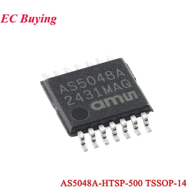 10Pcs/1pc AS5600 AS5047P AS5048A AS5040 AS5045 AS5045B AS5145B AS5047D MT9101ET Magnetic Rotary Position Sensor Encoder IC Chip
