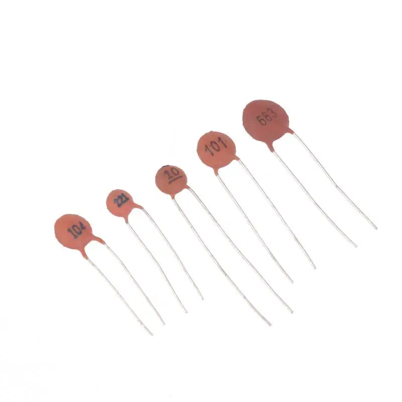 Ceramic Capacitor Kit, 2pF to 0.1uF (30 Values x 10pcs), 300pcs Total for Electronics Projects, Hobby & DIY, NPO/X7R Assortment