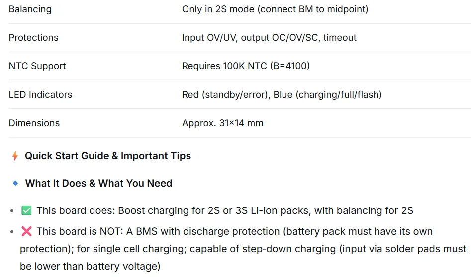 1-10PCS Type-C BMS with Balance Charging 15W Fast Charge Li-ion Battery Boost Module 2S 3S 8.4V 12.6V for DIY Charger PCB Board