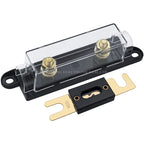 1Set ANL Automotive Fuse Holder Fusible Link With ANL Flat Type Bolt-on Blade Fuse 30A 40A 50A 60A 70A 80A 100A 120A 150A-500A