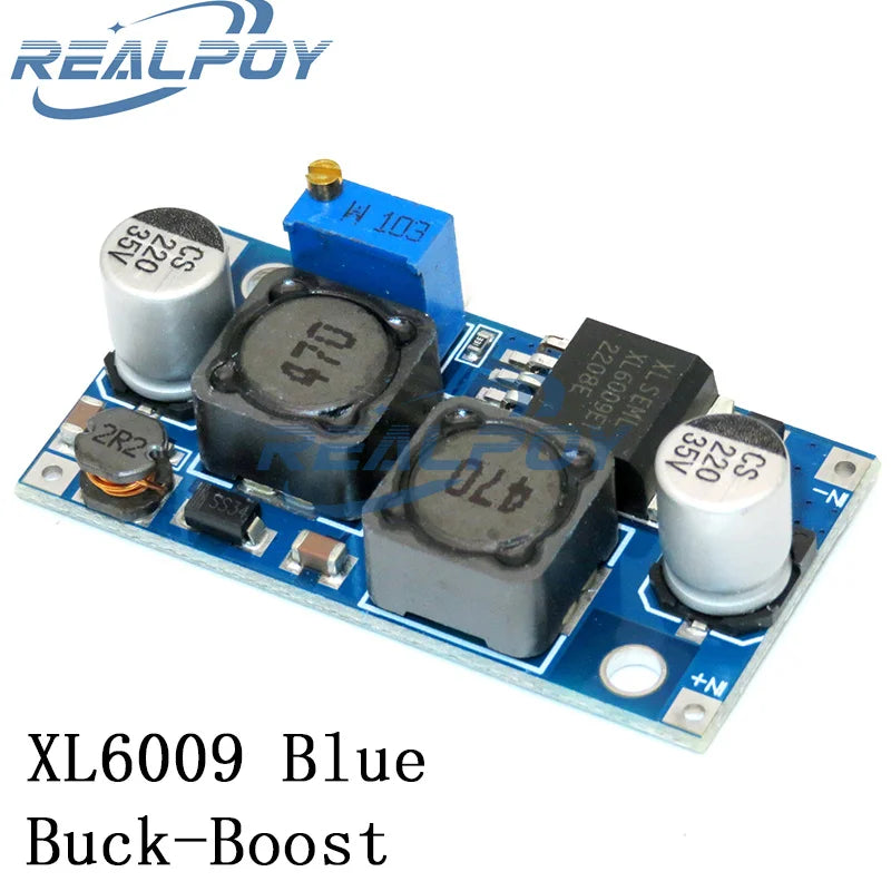 XL6009 4A Boost Converter Step Up Adjustable 15W 5-32V to 5-50V DC-DC Power Supply Module High Performance Low Ripple