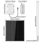 HP1 High Power LoRa Module Wismesh 1w Booster Starter Kits with 20w Solar Power System 6dBi Fiberglass Antenna Mount