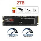 980Pro NVMe M.2 2280 PCIe Gen4.0 X4 SSD 3D NAND TLC Internal Hard Disk 1TB 2TB 4TB  Fast Storage For PS5 Desktop Laptop Compu