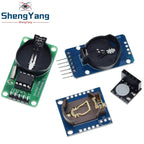 DS1302 DS1307 DS3231 AT24C32 IIC Module Precision Clock Module DS3231SN Memory Module Real Time Module 3.3V 5V For Raspberry Pi