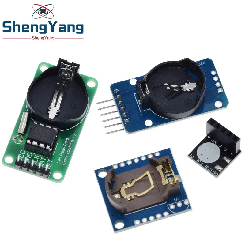 DS1302 DS1307 DS3231 AT24C32 IIC Module Precision Clock Module DS3231SN Memory Module Real Time Module 3.3V 5V For Raspberry Pi