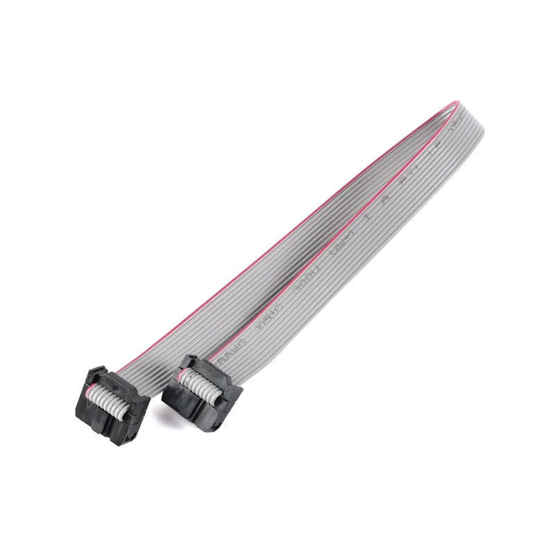 2.54mm Pitch FC-6/8/10/12/14/16/20/24/30/34/40/50 PIN JTAG ISP Download Cable Gray Flat Ribbon Data Cable for DC3 IDC Box Header