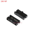 5/10pcs 1.27mm Pitch Fc-6/8/10/16/20/40 Pin Female Header Idc Socket Connector For 0.635mm Flat Ribbon Cable Wire 6p 10p 20p 40p