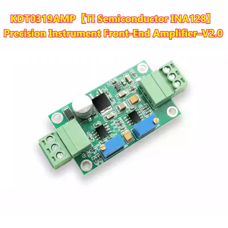 INA128 Amplifier Module, Instrumentation Amplifier, Precision Microvolt/Millivolt Amplifier, High Gain Amplifier KDT0319AMP-003