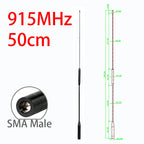 GIZONT LoRa 868MHz 915MHz Antenna SMA Long-range Communication Flexible Soft Whip Antenna For LoRaWan And Meshtastic 50CM 12DBi