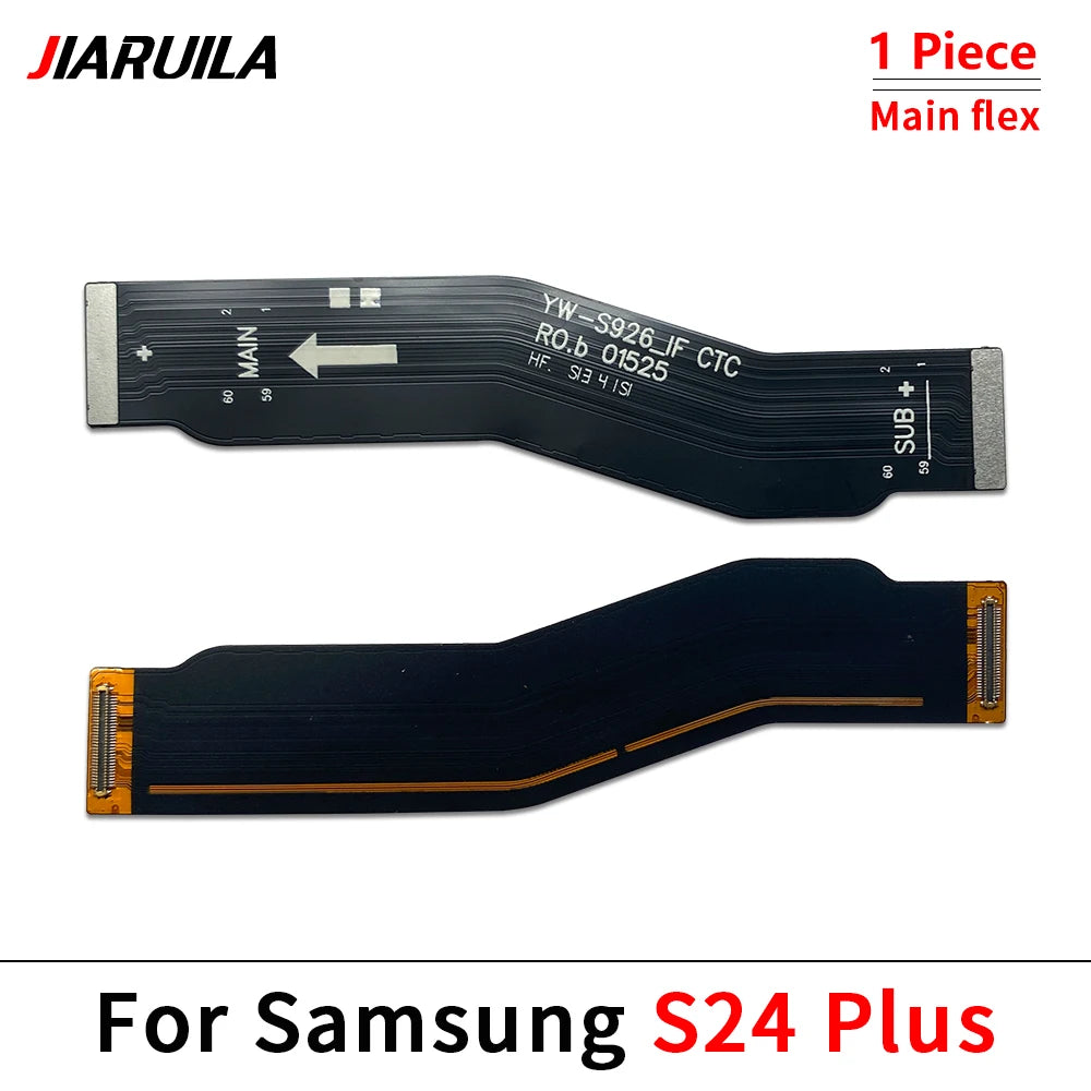50Pcs，NEW Main FPC LCD Display Connect Wi-Fi Signal Antenna USB Mainboard Flex Cable Ribbon For Samsung S24 S24 Plus S24 Ultra