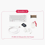 Raspberry Pi 400 Personal Computer or Kit,Quad-core 64-bit Processor 4GB of RAM ,WiFi Dual-display Output For 4K