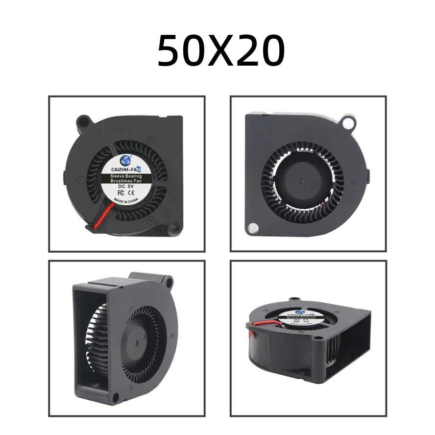 30MM 40MM 50MM 60MM 75MM 97MM Cooling Fan Brushless Motor Case Fan Blower Fan Humidifier FanInduction Cooker Fan 5V USB Plug