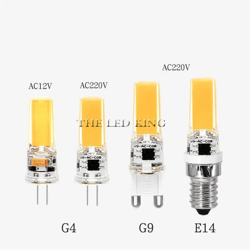 220V G9 LED G4 LED G9 AC DC 12V Replace Halogen 10W 20W 35W 50W COB LED Lighting Lights Spotlight Chandelier