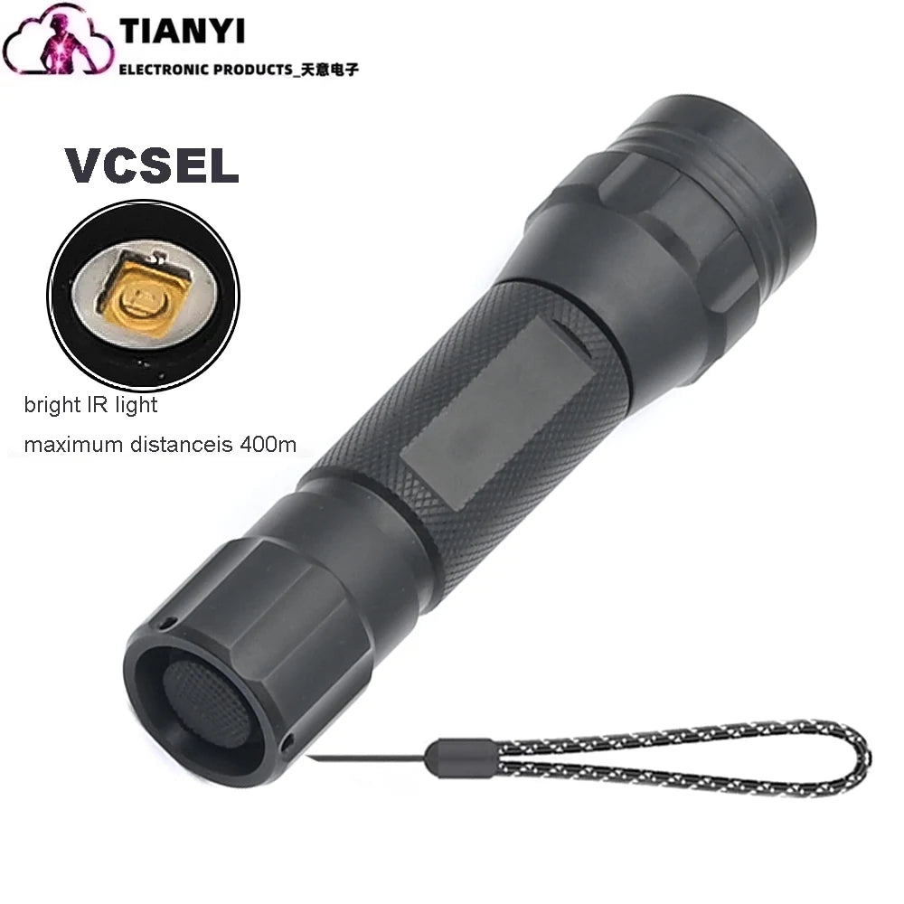 IR 850nm&940nm Latest Infrared Chip LED Zoom Night Vision Infrared Fill Light Tactical Hunting Zoom Flashlight IR Lighting Light