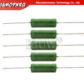 5PCS RX21 6W 10W Wire Wound Resistance 5% 1R 10R 100R 1K 10K 12K 15K 18R 20R 22R 24R 27R 30R 33R 36R 0.01R 0.05R 0.1R 0.12R