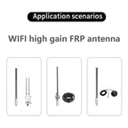LMR240 RF Coaxial Cable SMA Male to SMA Male High Frequency Signal Antenna Low Loss Standing Wave 50-4 Pigtail Adapter Jumper