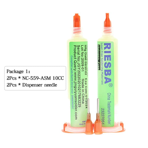 RIESBA NC-559-ASM The high quality solder paste solder paste flux oil cylinder welding needle mouth