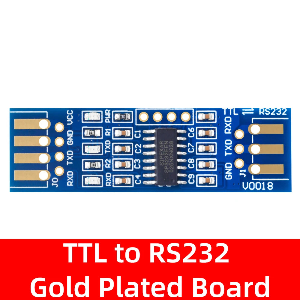 SP3232 RS232 to TTL Bidirectional Level Shifter 3-5.5V Wide Voltage Serial Adapter for Arduino DIY Module