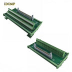 IDC10P/14P/16P/20P/26P/30P/40P/50P/60P/64Pin DC-2 To Terminal Block Breakout Board Adapter PLC Relay Terminals DIN Rail Mounting