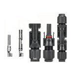 10/20/60/100PCS Photovoltaic Connectors, Solar Cable Connectors, IP67 Waterproof Adapters, DC1000V/30A Used for 2.5/4/6mm2 Cable