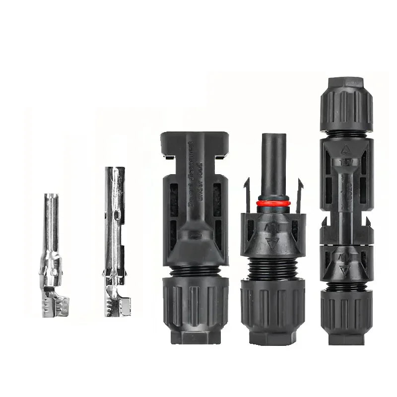 10/20/60/100PCS Photovoltaic Connectors, Solar Cable Connectors, IP67 Waterproof Adapters, DC1000V/30A Used for 2.5/4/6mm2 Cable