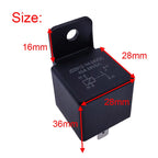 40A Auto Car Relay JD2912 4Pin 5Pin DC 12V 24V 36V 48V 72V with Mounting Hole Coil Power 1.8W Automobile Control Device
